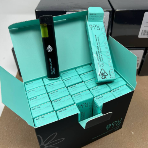 Boutiq Live Resin Rechargeable Disposable 1g — Boutiq V5 vape