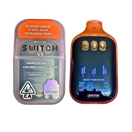 “SOUR TANGIE” (SATIVA) × “NYC SOUR” ( ) × “PASSION FRUIT” (SATIVA) — Boutiq V5 vape